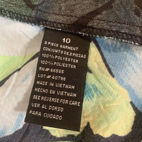 Perceptions. Size 10. Textured Blue & Green Unlined Jacket. B56 - Picture 5 of 5